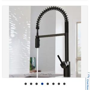 Moen 5923EWBL Align Matte Black Single Handle Pulldown Touchless Kitchen Faucet